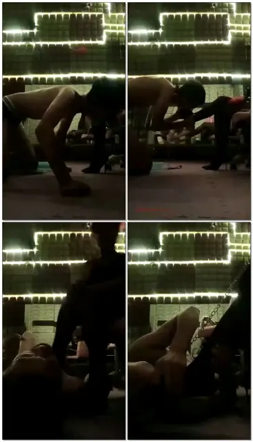 【玩物M】恋足舔鞋底，诱惑口水小皮鞭