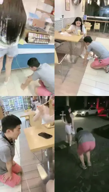 【诺曦s】户外全家超市羞辱人形犬，让他涨涨记性，别忘了自己是个什么东西