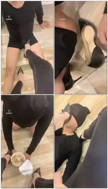 【安主】丝袜泡面玩狗