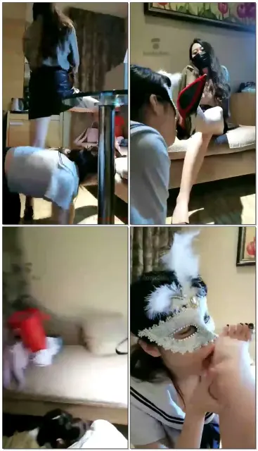 【微甜Sss】女奴婳儿舔高跟玉足