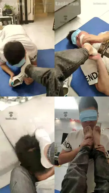 【情侣硕少S】刚回来就跪地上给我舔鞋