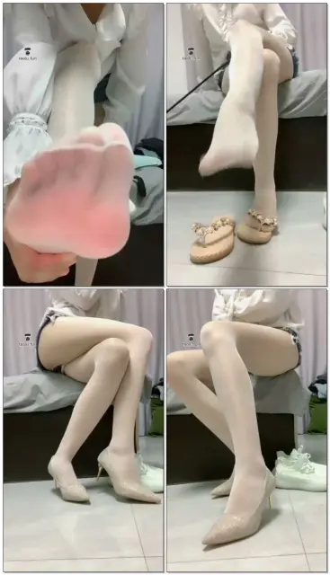 【媚娘女王】第一视角小白鞋白丝s曲线足底