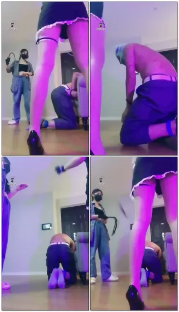 【Vinnie维妮】调教暴虐，抽死你