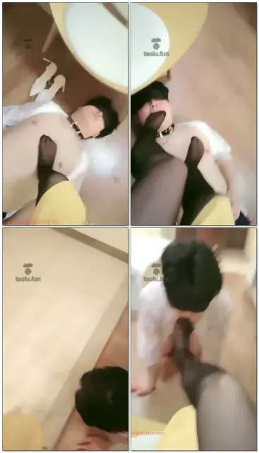 【南倾S】第一次被玩的小胖狐狸，黑丝诱惑舔脚插嘴