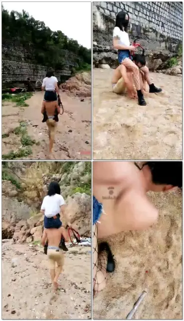 【暴力美学s】户外网袜骑马专场~长腿骑得真舒服