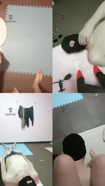 【庄九周】开始调教，舔脚骑马踩踏