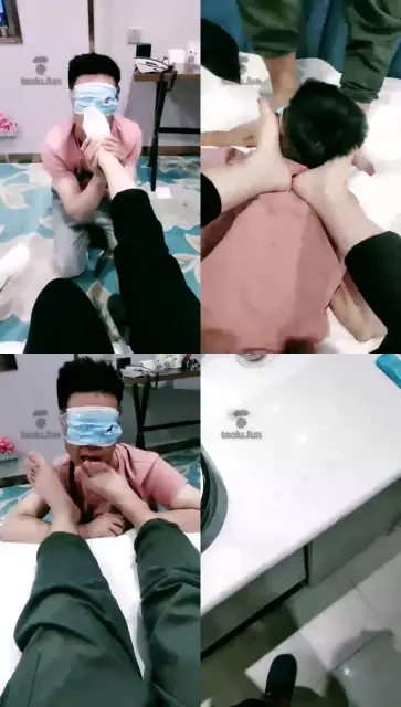 【依依女王大人】继续调教，舔脚啃脚后跟洗脚