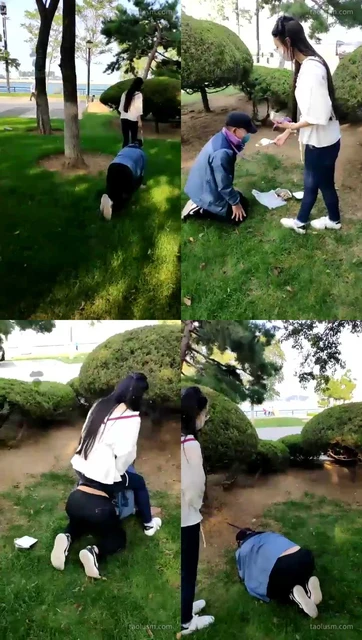 【情侣硕少S】海边户外玩脚踩食物