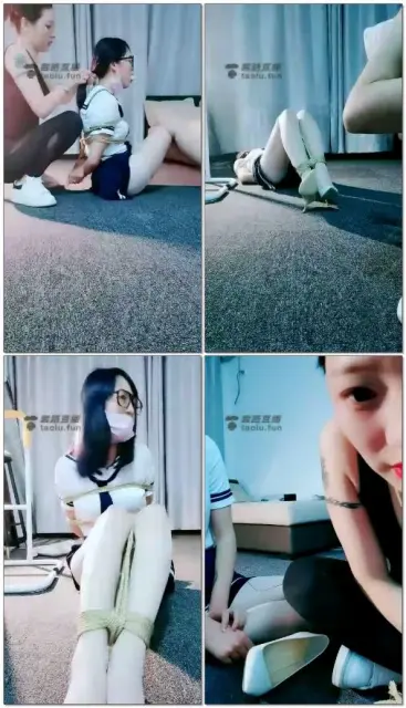 【墨云S】（女奴）弟弟的同学被我骗来直播