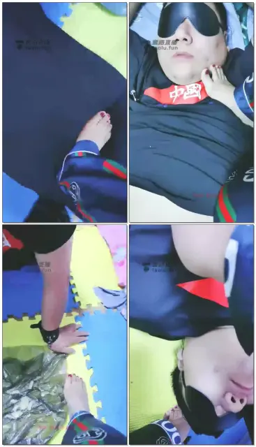 【阿颖姐姐】玩胖胖狗舔脚+脚喂食