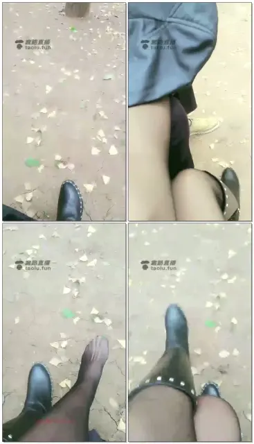 【媚娘女王】公园调教狗子舔靴子舔黑丝