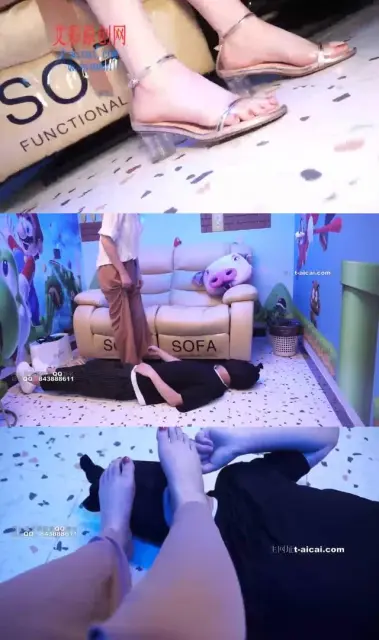 【黑丝诱惑】某商场服装销售员洋洋的凉鞋裸足美脚