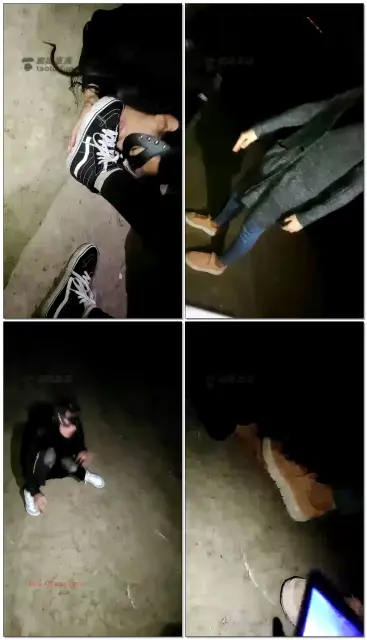 【女M安小可】深夜河边与两个新的素人（耳光很重）