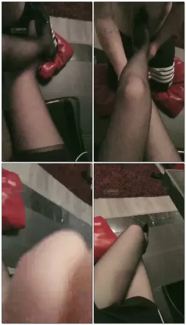 【晓晓S】黑丝高跟戏肥狗