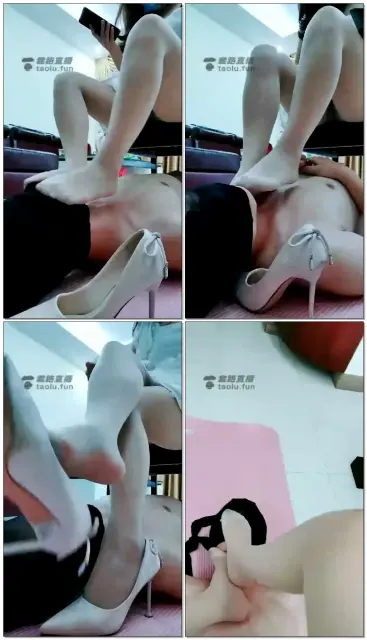 【郭照Queen】丝袜美脚踩脸蹂躏