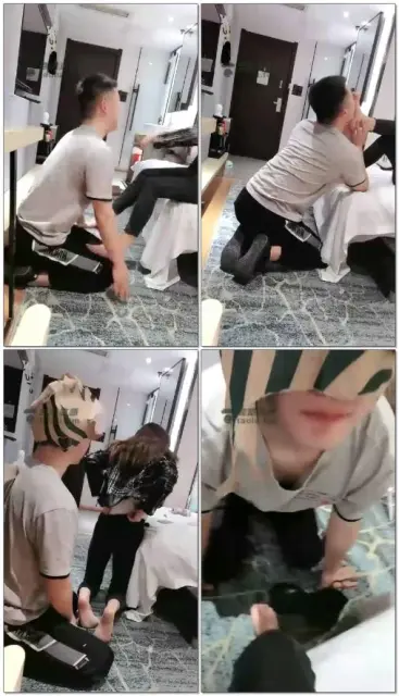 【欣桐S】好久没玩的狗涨能耐了，给我舔脚！【续】