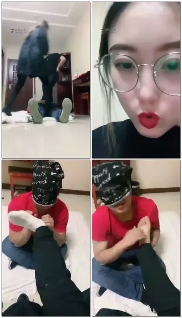 【檬萌S】情侣-靴子玩狗舔脚