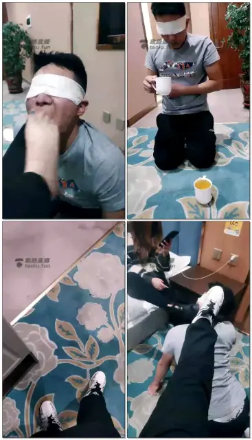 【依依女王大人】继续调教，耳光，舔脚圣水