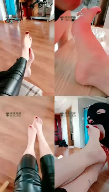 【灵犀女ss】狗舌头护理玉足，按摩放松