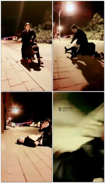 【墨云S】深夜户外遛狗骑大马~爽