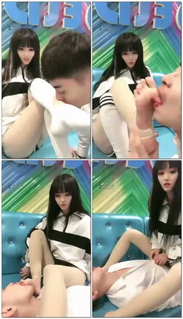 【浅夏S】歌厅日常调教废物狗舔鞋闻袜子