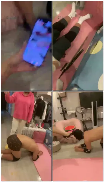 【咩祖】双主玩狗鞋底喂食sp遛狗