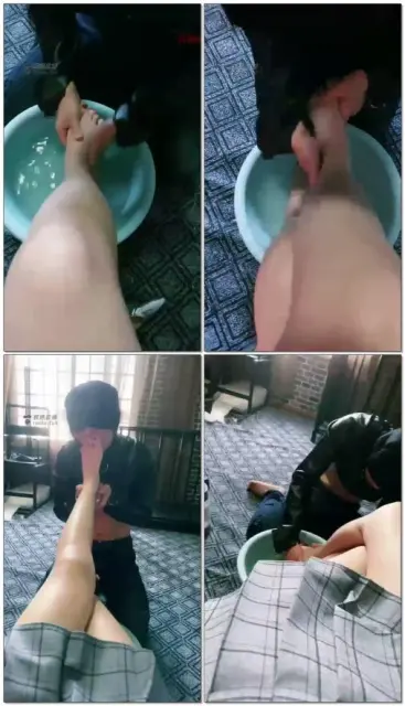 【猫七小主】伺候洗脚，吃脚皮，洗脚水