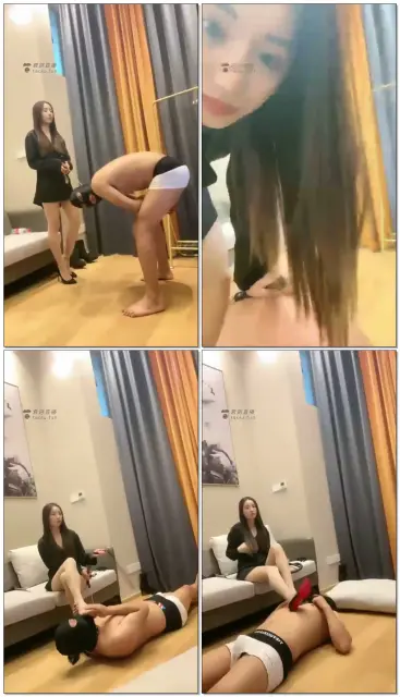 【CICI】很虐发泄踢裆