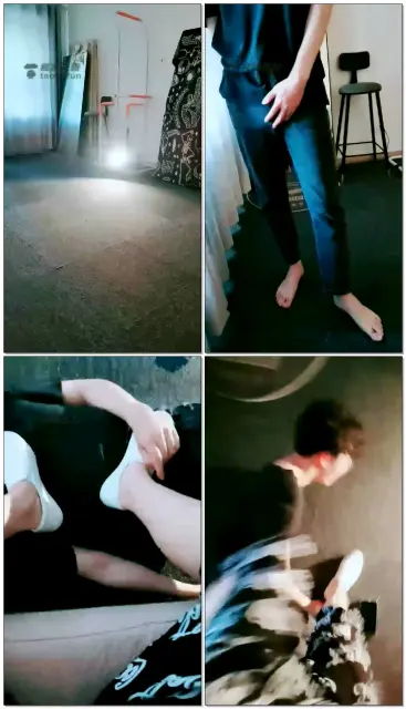 【墨赐冥谪_墨云S】他说他想陪我直播哈哈哈，踩踏，踢