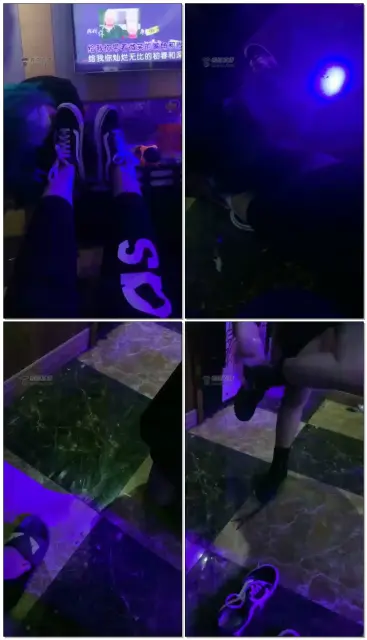 【女M安蔓】两个萝莉素人歌厅玩我【续】