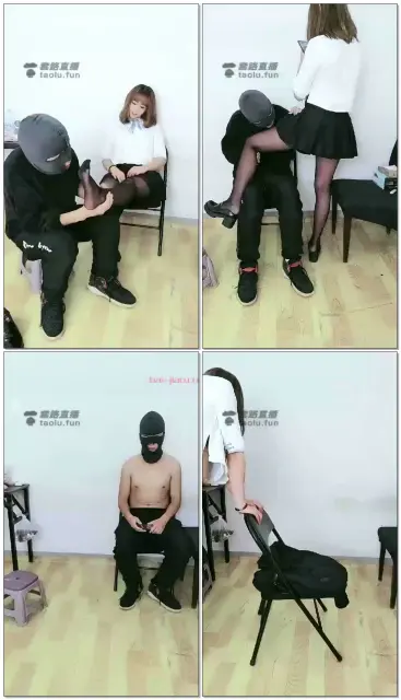 【南笙四爷S】剧情调教老公，清理臭脚黑丝腿