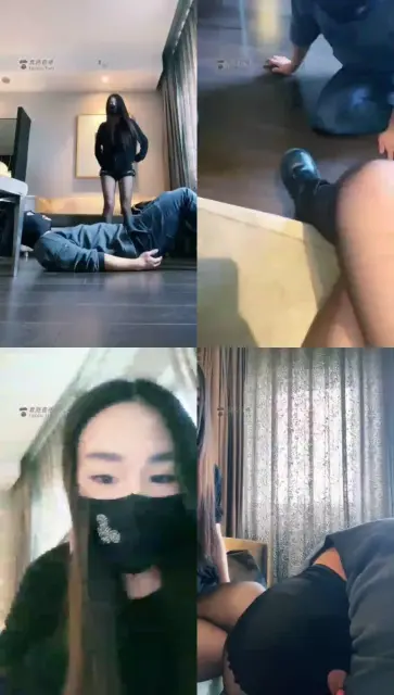 【仙女殿下】马丁靴重度踩踏，暴揍口嗨贱狗