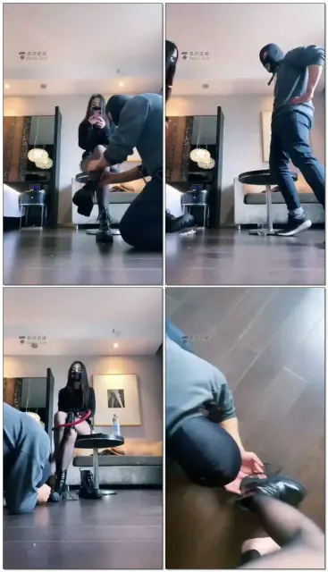 【仙女殿下】虐口嗨狗-踢裆、踩舌头、圣水丝袜、鞋踩食物