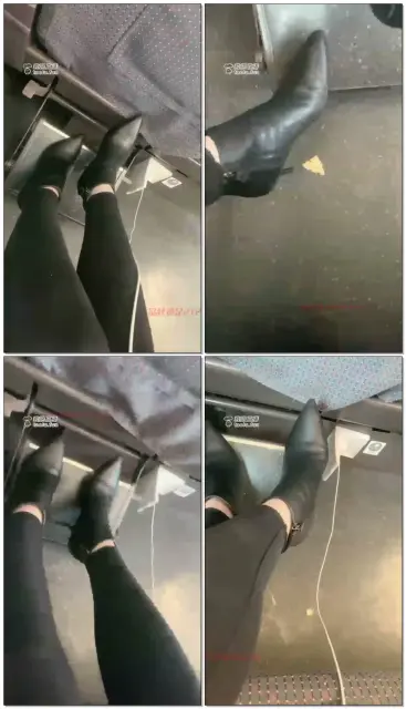 【安主s】第一视角高铁上的零食·圣痰·短靴诱惑