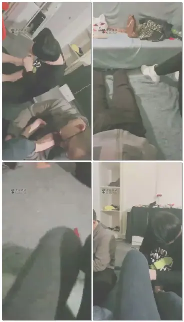 【妖妖学姐】双主享受双m的按脚