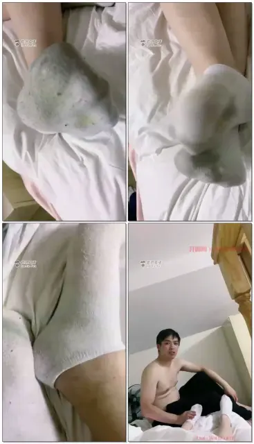 【芭比S】学弟爱闻超臭棉袜脚