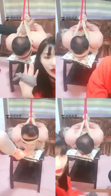 【爽爷儿缚S】捆绑堵嘴窒息鞭打