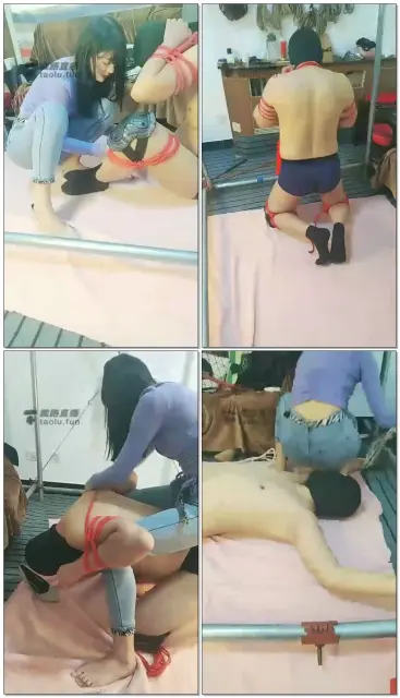 【爽爷儿】逗狗舔脚深喉