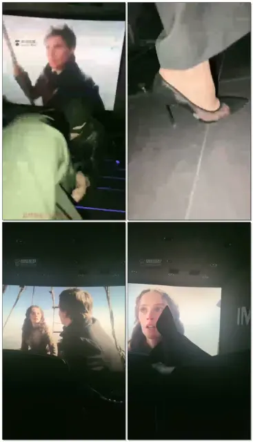 【歌迪丝】电影院伺候舔脚，新鞋，女皇级享受