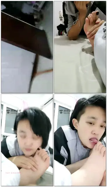 【冰女王】女奴伺候洗脚，然后舌头按摩