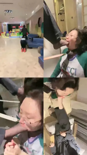 【歌迪丝】遛母狗狗，黑丝深喉