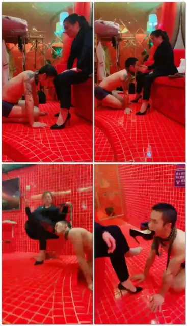 【瑾玲女王】剧情OL职业装，耳光，SP