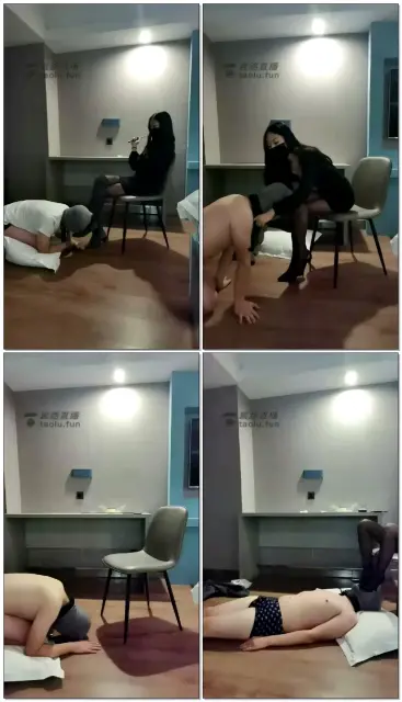 【小律S】刚调完的贱狗又来找虐（上）女神超美长靴黑丝训狗