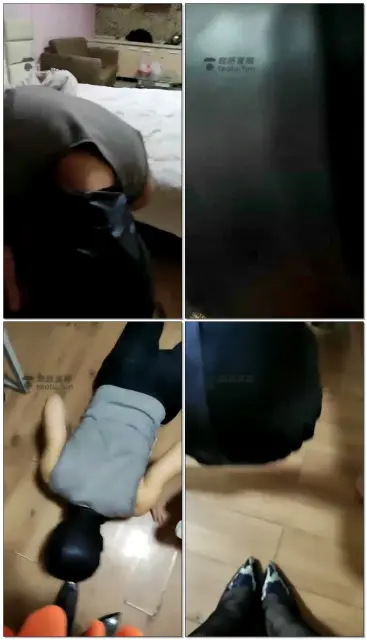 【天使S】黑网袜羞辱第一次的狗狗