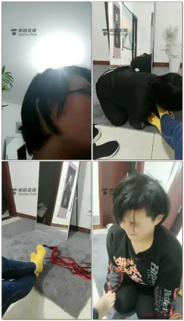 【冰女王】可爱黄棉袜调教女奴