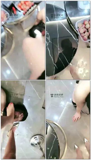 【林夕女王】调狗扇耳光，高跟踩踏，高跟踩食物
