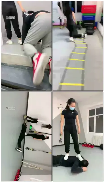 【燃一S】双主健身房训狗踢踹