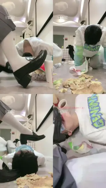 【绘子】第五天-制服鞋踩踏喂食可乐圣水口水