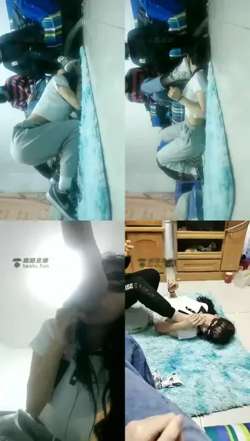 【女M安小可】伺候俩素人，和她们逛街回家，脚味道更大了