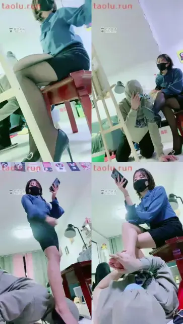 【美离子】（剧情）画室老师诱骗啥学生成狗